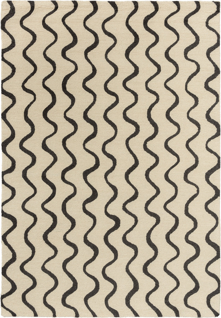 Brink and Campman Ribbon Charcoal Area Rug by Scion main image