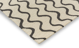 Brink and Campman Ribbon Charcoal Area Rug by Scion Corner Image
