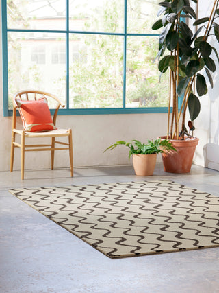 Brink and Campman Ribbon Charcoal Area Rug by Scion Room Image Feature