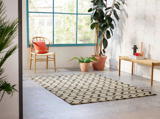 Brink and Campman Ribbon Charcoal Area Rug by Scion Room Image Feature