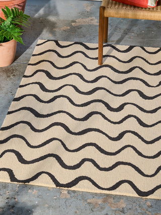 Brink and Campman Ribbon Charcoal Area Rug by Scion Room Image Feature