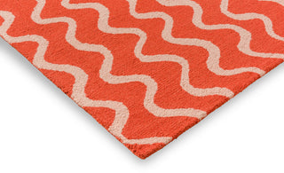 Brink and Campman Ribbon Coral Area Rug by Scion Corner Image