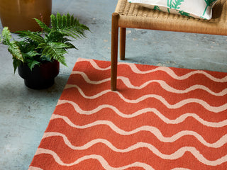 Brink and Campman Ribbon Coral Area Rug by Scion Room Image Feature
