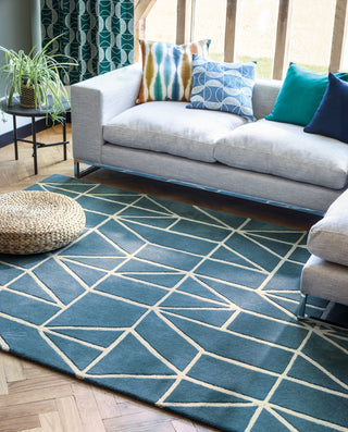 Brink and Campman Viso Denim Area Rug by Scion Room Image Feature