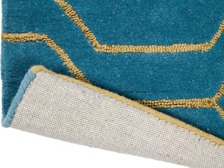 Brink and Campman Arris Teal Area Rug by Wedgwood Fold Image