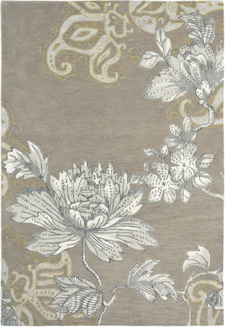 Brink and Campman Fabled Floral Grey Area Rug by Wedgwood main image