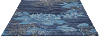 Brink and Campman Fabled Floral Navy Area Rug by Wedgwood Angle Image