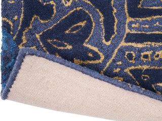 Brink and Campman Fabled Floral Navy Area Rug by Wedgwood Fold Image