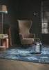 Brink and Campman Fabled Floral Navy Area Rug by Wedgwood Room Image Feature