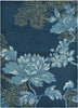 Brink and Campman Fabled Floral Navy Area Rug by Wedgwood main image