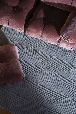 Brink and Campman Folia 20 Cool Grey Area Rug by Wedgwood Room Image Feature