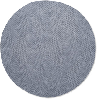 Brink and Campman Folia 20 Cool Grey Area Rug by Wedgwood Round Main Image