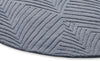Brink and Campman Folia 20 Cool Grey Area Rug by Wedgwood Round Corner Image