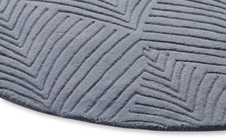 Brink and Campman Folia 20 Cool Grey Area Rug by Wedgwood Round Corner Image