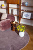 Brink and Campman Folia 20 Mink Area Rug by Wedgwood Round Room Image Feature