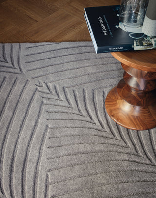 Brink and Campman Folia Grey Area Rug by Wedgwood Room Image Feature
