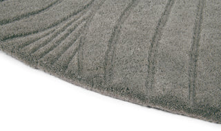 Brink and Campman Folia Grey Area Rug by Wedgwood Round Corner Image