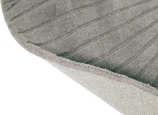 Brink and Campman Folia Grey Area Rug by Wedgwood Round Fold Image