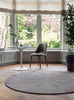 Brink and Campman Folia Grey Area Rug by Wedgwood Round Room Image Feature