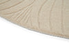 Brink and Campman Folia Stone Area Rug by Wedgwood Round Fold Image