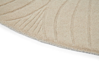 Brink and Campman Folia Stone Area Rug by Wedgwood Round Fold Image