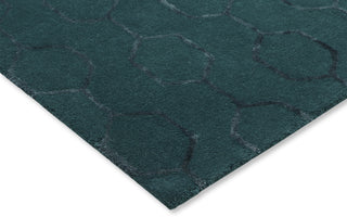Brink and Campman Gio Teal Area Rug by Wedgwood Corner Image