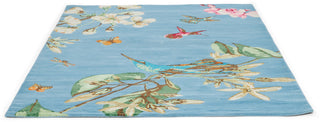 Brink and Campman Hummingbird Blue Area Rug by Wedgwood Angle Image