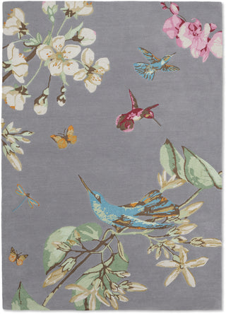 Brink and Campman Hummingbird Grey Area Rug by Wedgwood main image