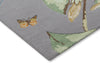 Brink and Campman Hummingbird Grey Area Rug by Wedgwood Corner Image