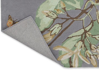 Brink and Campman Hummingbird Grey Area Rug by Wedgwood Fold Image