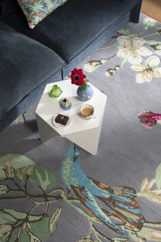 Brink and Campman Hummingbird Grey Area Rug by Wedgwood Room Image Feature