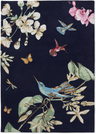 Brink and Campman Hummingbird Navy Area Rug by Wedgwood main image