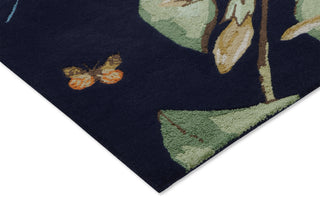 Brink and Campman Hummingbird Navy Area Rug by Wedgwood Corner Image