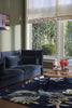 Brink and Campman Hummingbird Navy Area Rug by Wedgwood Room Image Feature