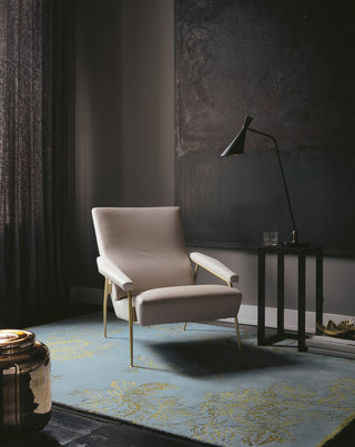 Brink and Campman Tonquin Blue Area Rug by Wedgwood Room Image Feature