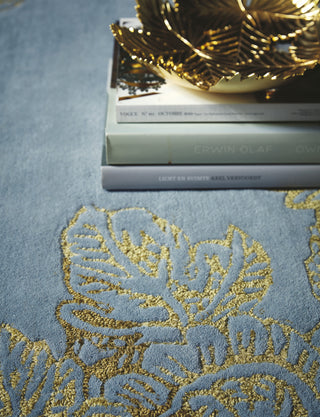 Brink and Campman Tonquin Blue Area Rug by Wedgwood Room Image Feature