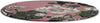 Brink and Campman Waterlily Dusty Rose Area Rug by Wedgwood Round Angle Image