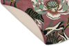 Brink and Campman Waterlily Dusty Rose Area Rug by Wedgwood Round Fold Image