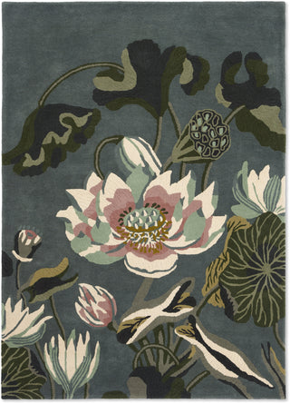 Brink and Campman Waterlily Midnight Pond Area Rug by Wedgwood main image