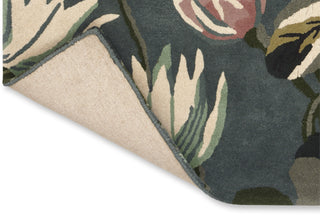 Brink and Campman Waterlily Midnight Pond Area Rug by Wedgwood Fold Image