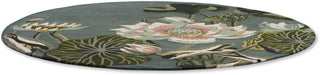 Brink and Campman Waterlily Midnight Pond Area Rug by Wedgwood Round Angle Image