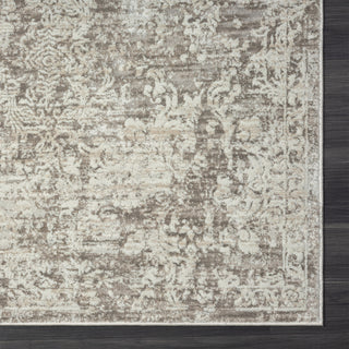 LR Home Brisbane 82285 Gray Area Rug Corner Image