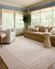 Chris Loves Julia X Loloi Briggs BRG-01 Blush/Ivory Area Rug Lifestyle Image Feature