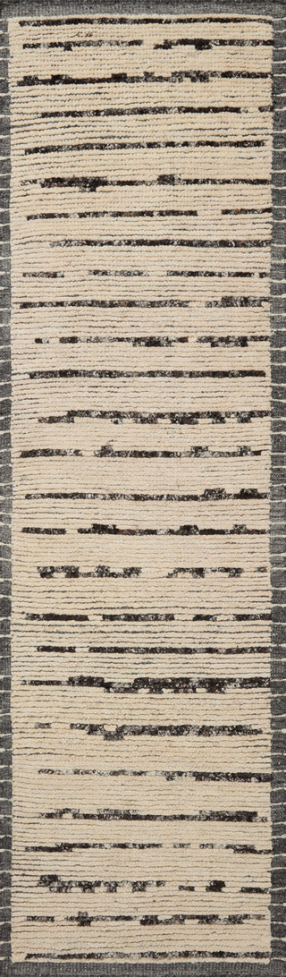 Amber Lewis x Loloi Briyana BRI-04 Natural / Blue Steel Area Rug