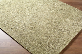 Rachel Zoe X Livabliss Brady BRL-2303 Olive Area Rug Corner Shot
