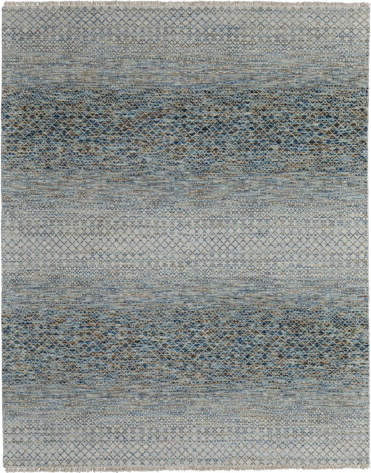Feizy Branson 69BQF Blue/Ivory/Brown Area Rug