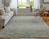 Feizy Branson 69BQF Green/Ivory Area Rug Lifestyle Image Feature