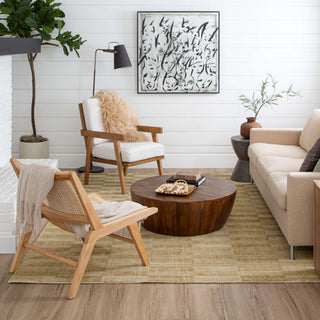 Karastan Broken Stripe Flint Area Rug by Bobby Berk Angle Image