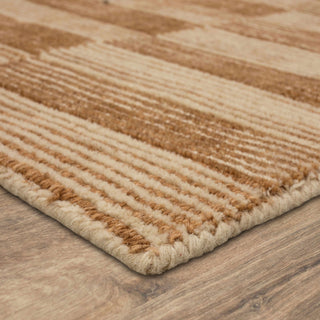 Karastan Broken Stripe Sienna Area Rug by Bobby Berk Angle Image