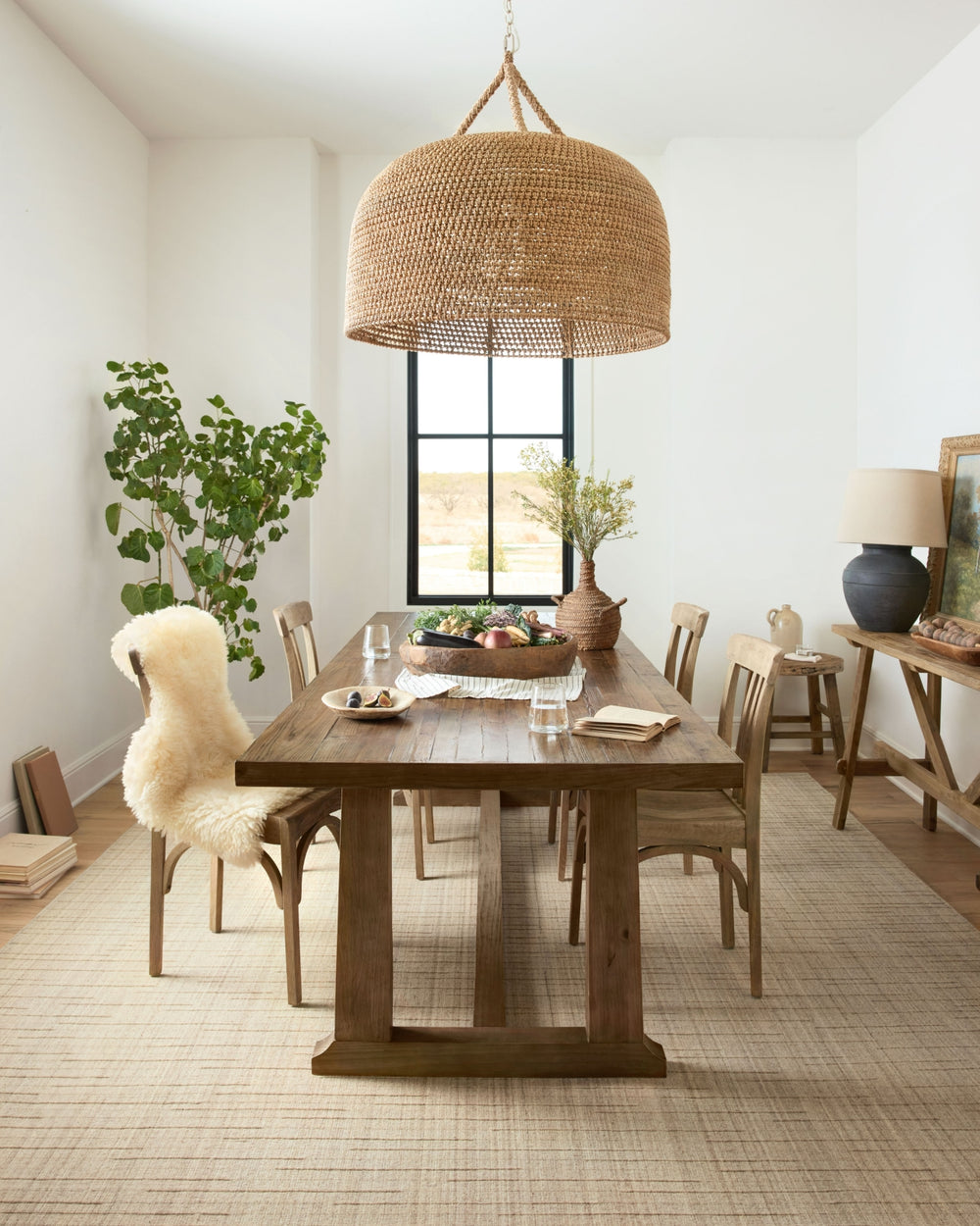 Loloi Brooks BRO-01 Oatmeal Area Rug Lifestyle Image Feature